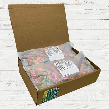 NABBI BioBeads - 12.000 Bügelperlen Pastellmix