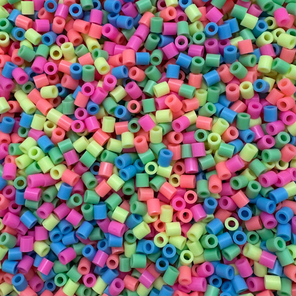 NABBI Rörpärlor - 6000 st, Pastell mix