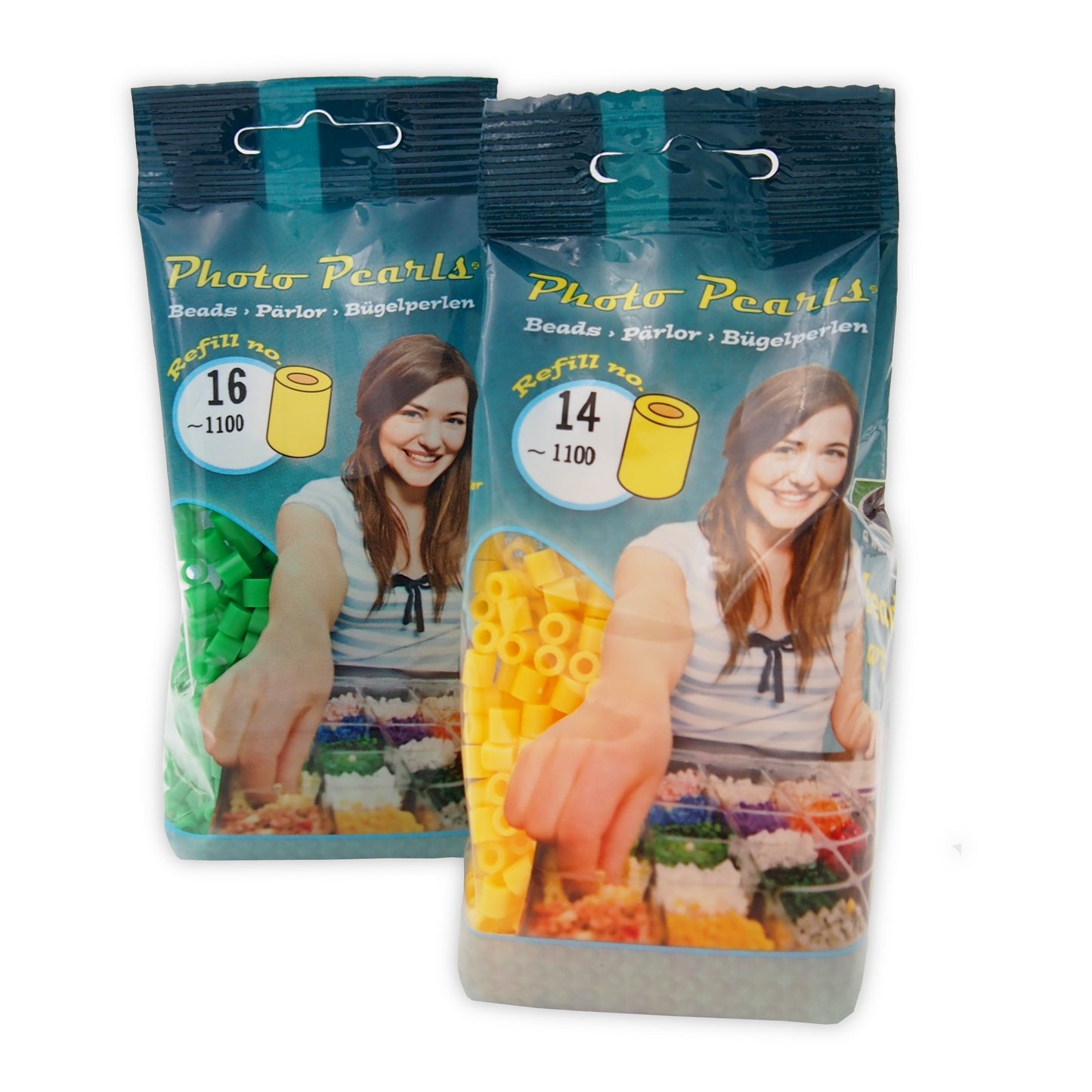 PhotoPearls Plastpärlor, refill nummer. 1-45, 1100 st (kopia)