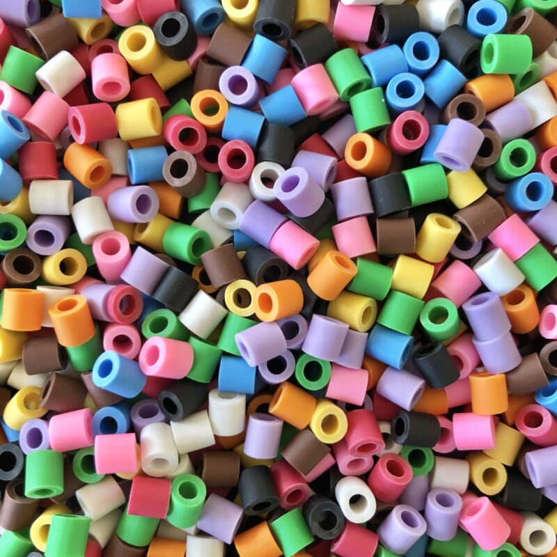 NABBI BioBeads - Bügelperlen Mix, 1000 Stück