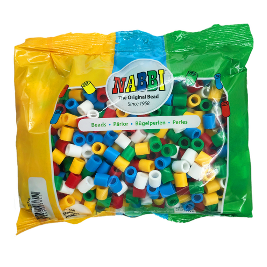 NABBI jumbopärlor - Standard mix, 600 pärlor